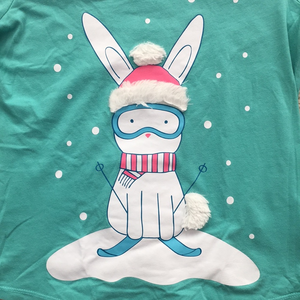 Land’s End Ski Bunny Long Sleeved Shirt, size 8